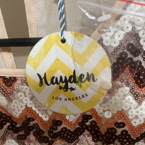 Hayden Cream Sequin Embellished Top - Picture 5 of 8